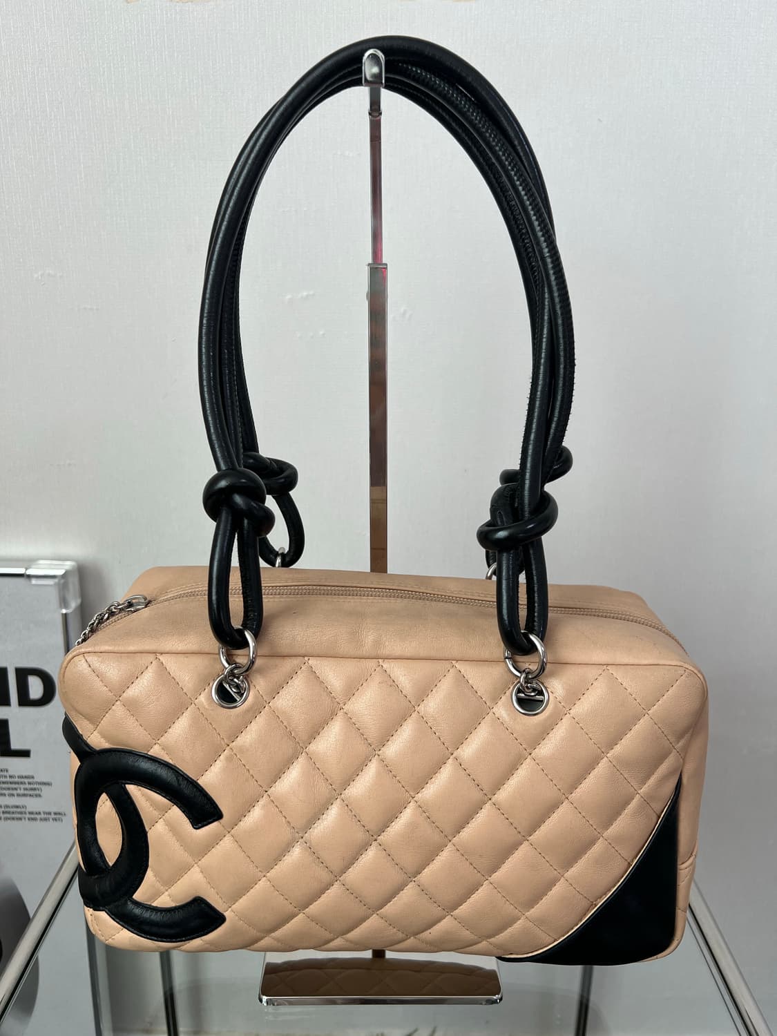 샤넬 깜봉 램스킨 볼링백 상품이미지4