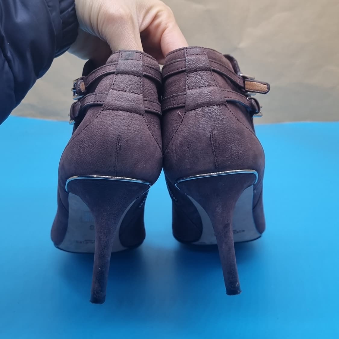 코치 여성앵클부츠38 245 굽8 상품이미지4