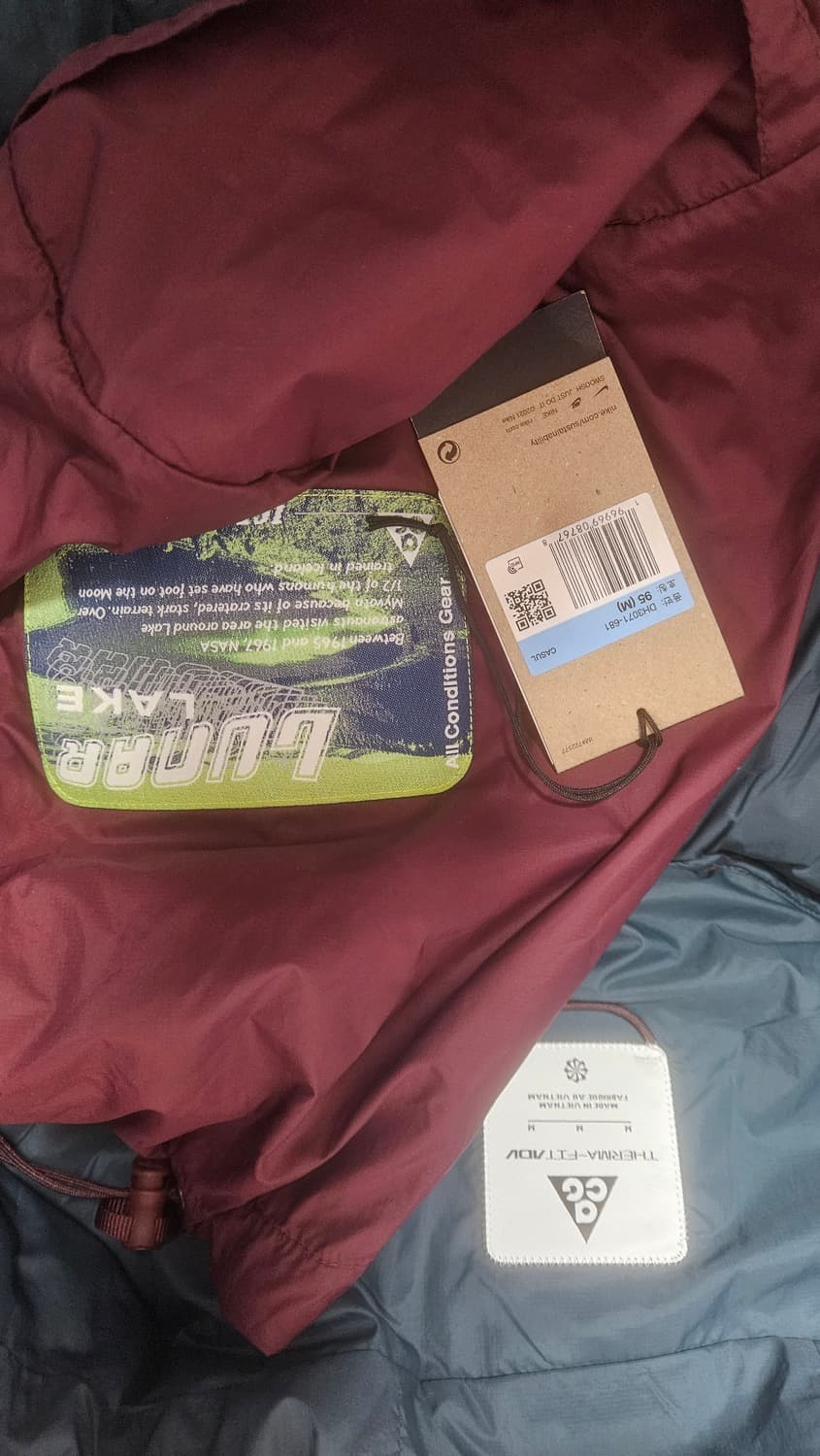 나이키 ACG 써마핏 ADV 루나 레이크 퍼퍼 자켓 나이트 마룬  상품이미지5