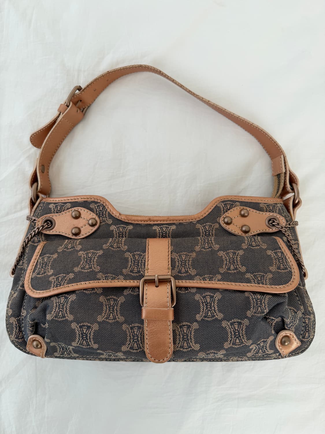 [Celine] Macadam Denim Shoulder Bag 상품이미지3