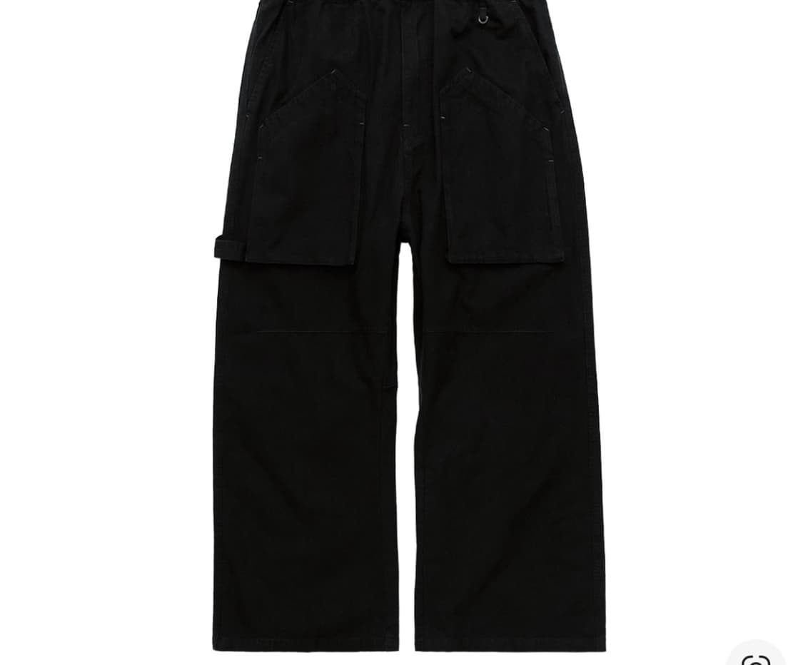 1) 폴리테루 페인터 파자마 팬츠 블랙 상품이미지1