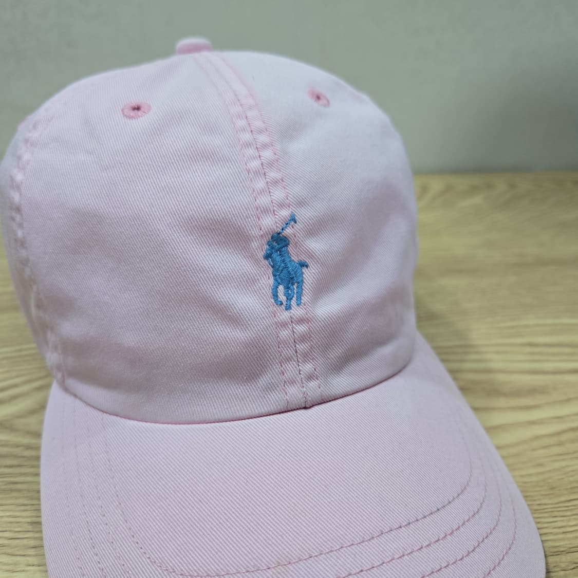 OS 폴로랄프로렌 구형 가죽끈 볼캡 핑크 타이완산 상품이미지5