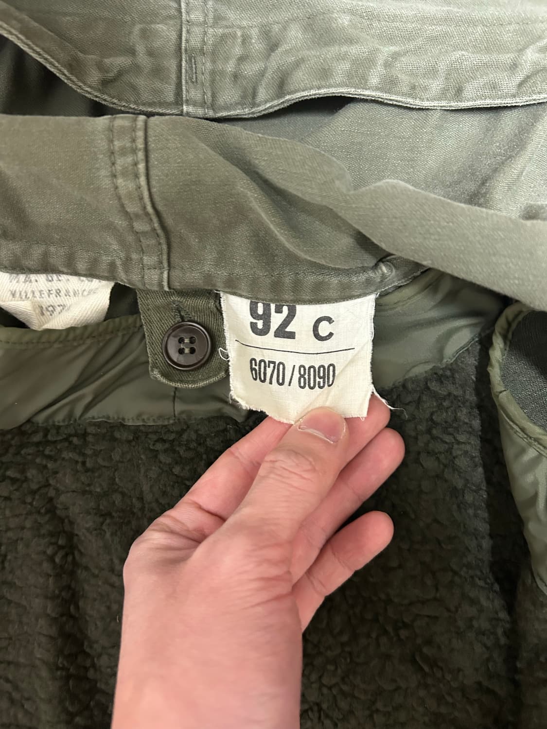 70s 프랑스군 M-64 파카 French Army Parka 상품이미지5