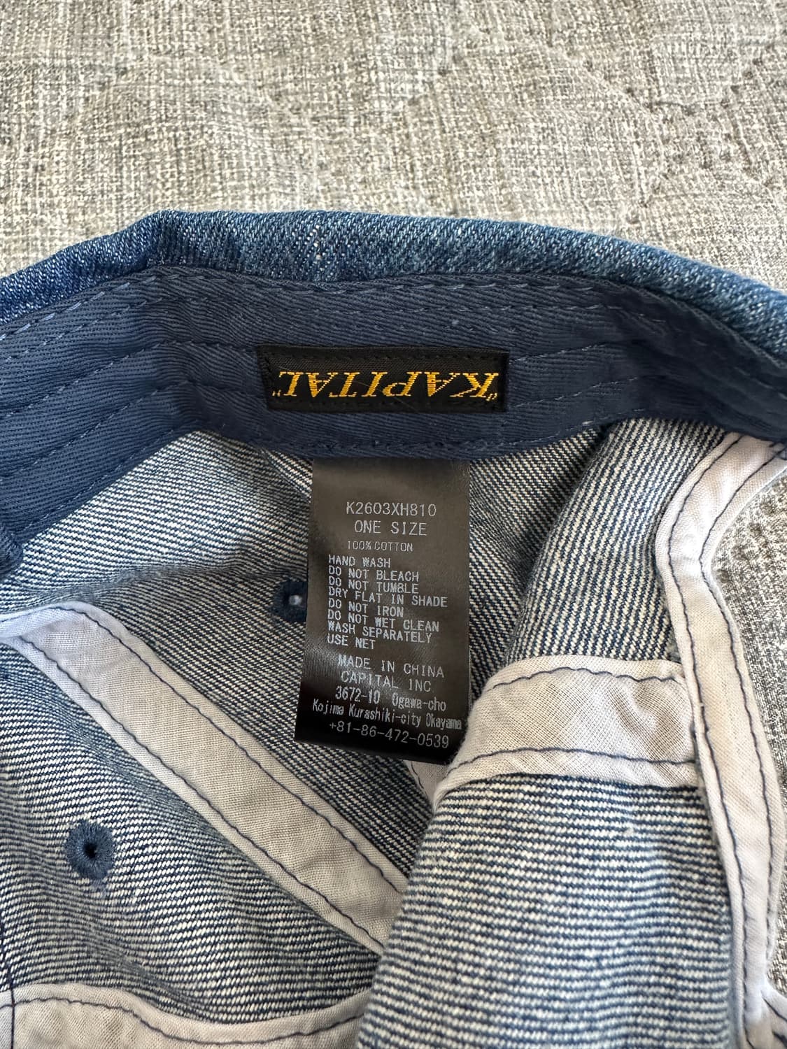 [새상품] 캐피탈 오사카 한정 볼캡 상품이미지2