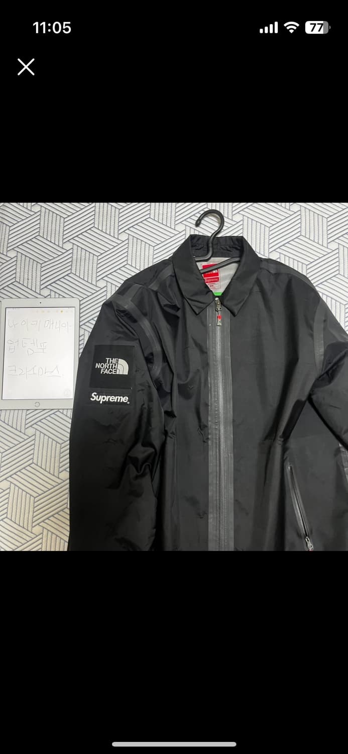 슈프림 노스페이스 블랙 자켓 상품이미지1