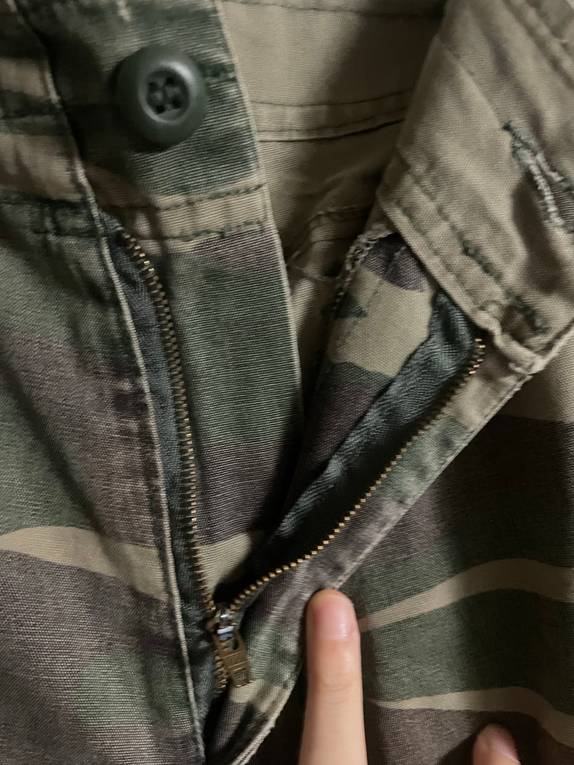 빈티지 Y2K 포켓 와이드 카모 버뮤다 팬츠 상품이미지5