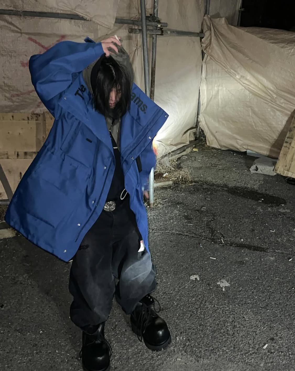 [1] 어웬드 더스티 배기 데님 진 상품이미지5