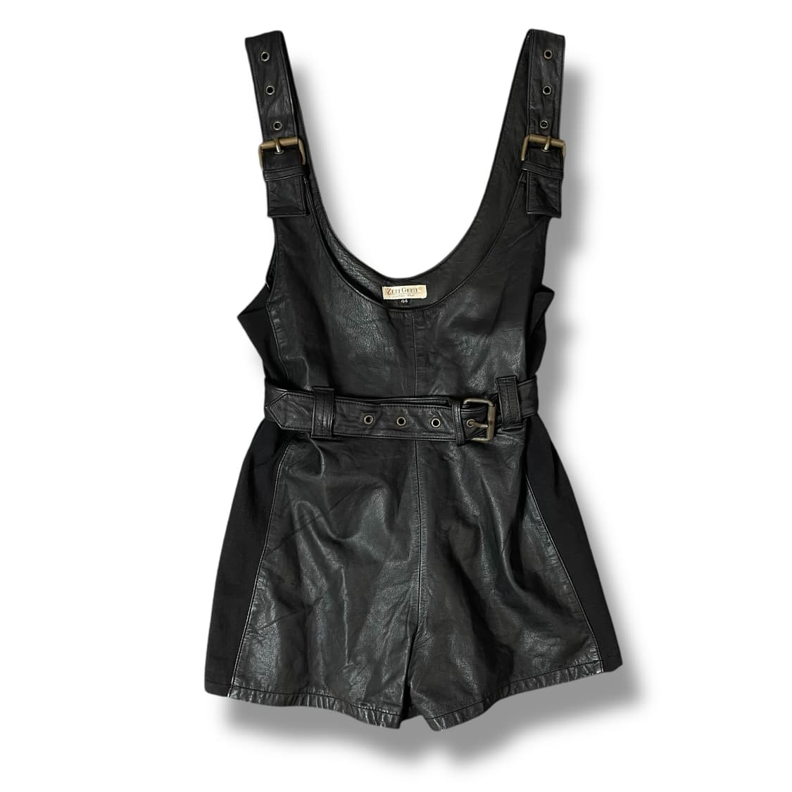 (32) ZEITGEIST 합성가죽 멜빵 숏 팬츠 44 상품이미지1