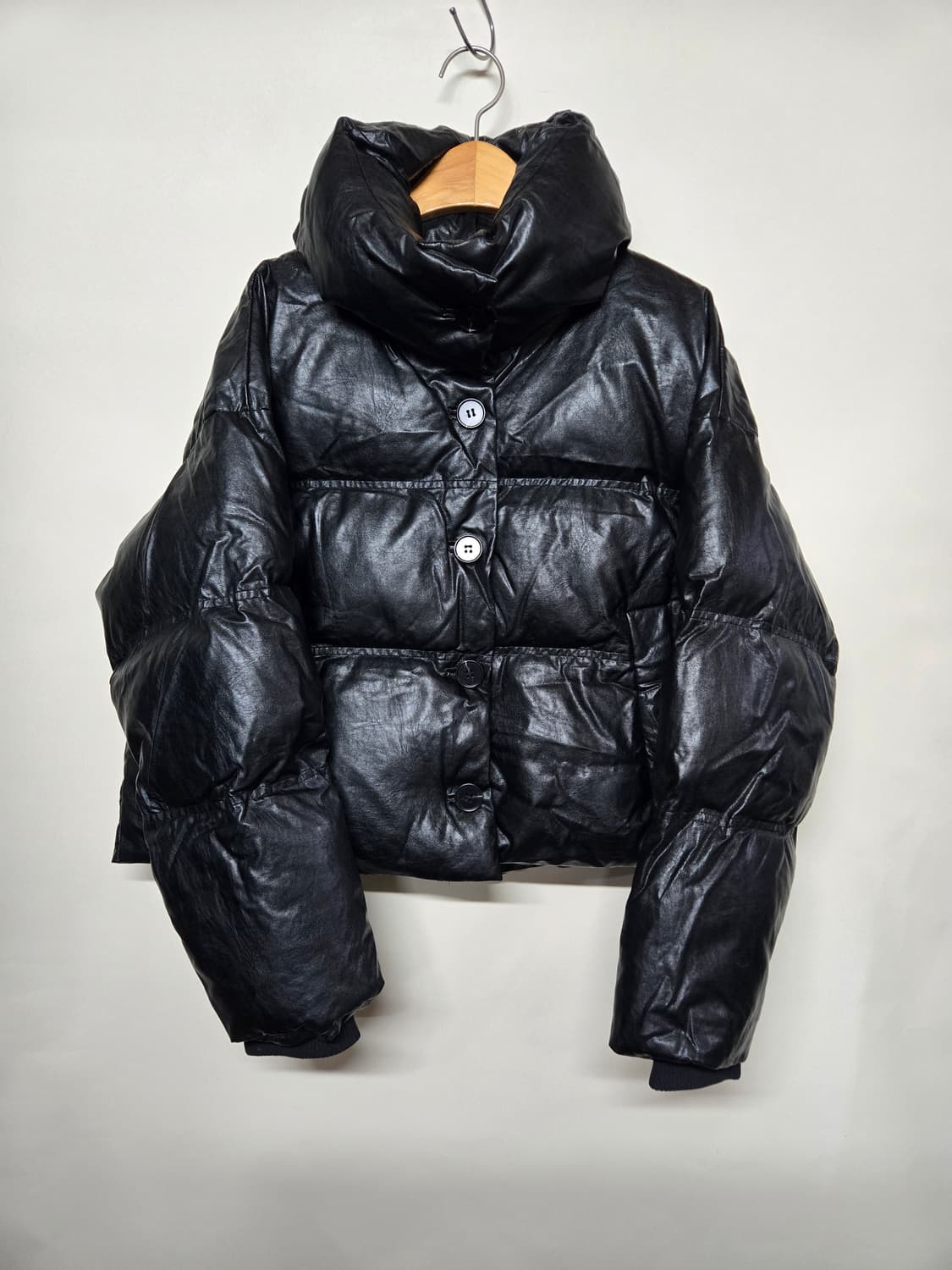 NAIN 나인 블랙  숏패딩Free 상품이미지1