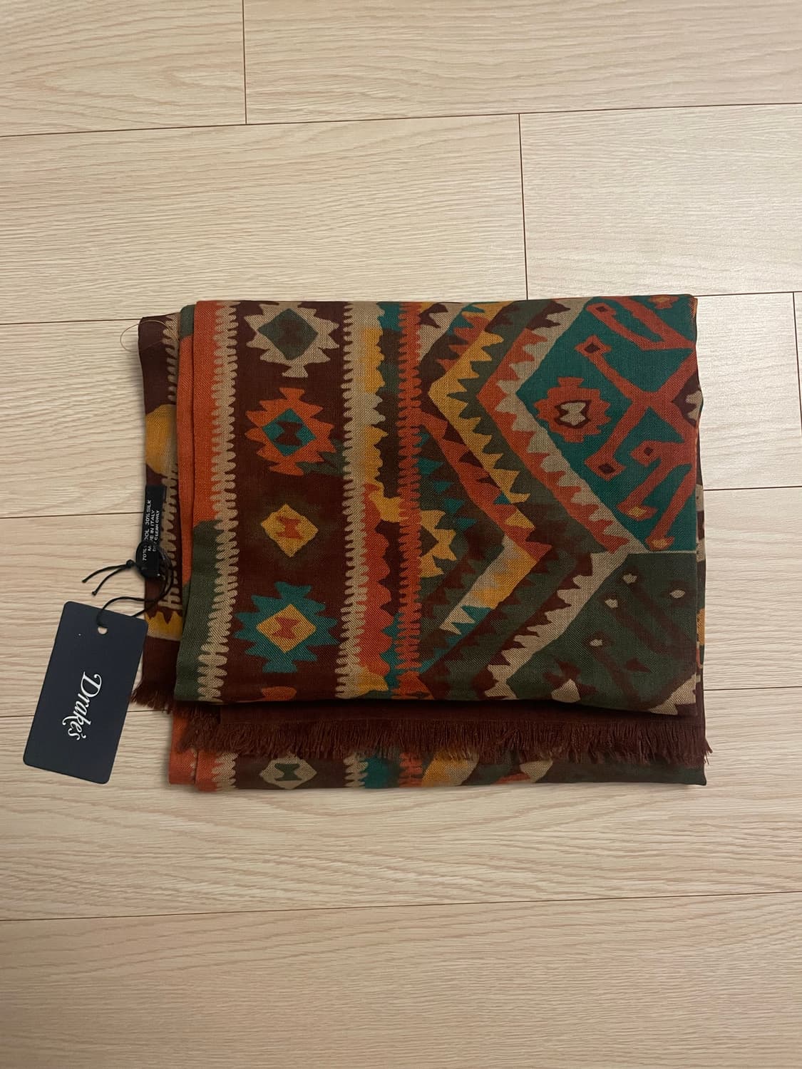 드레익스 울 실크 혼방 스카프 상품이미지2