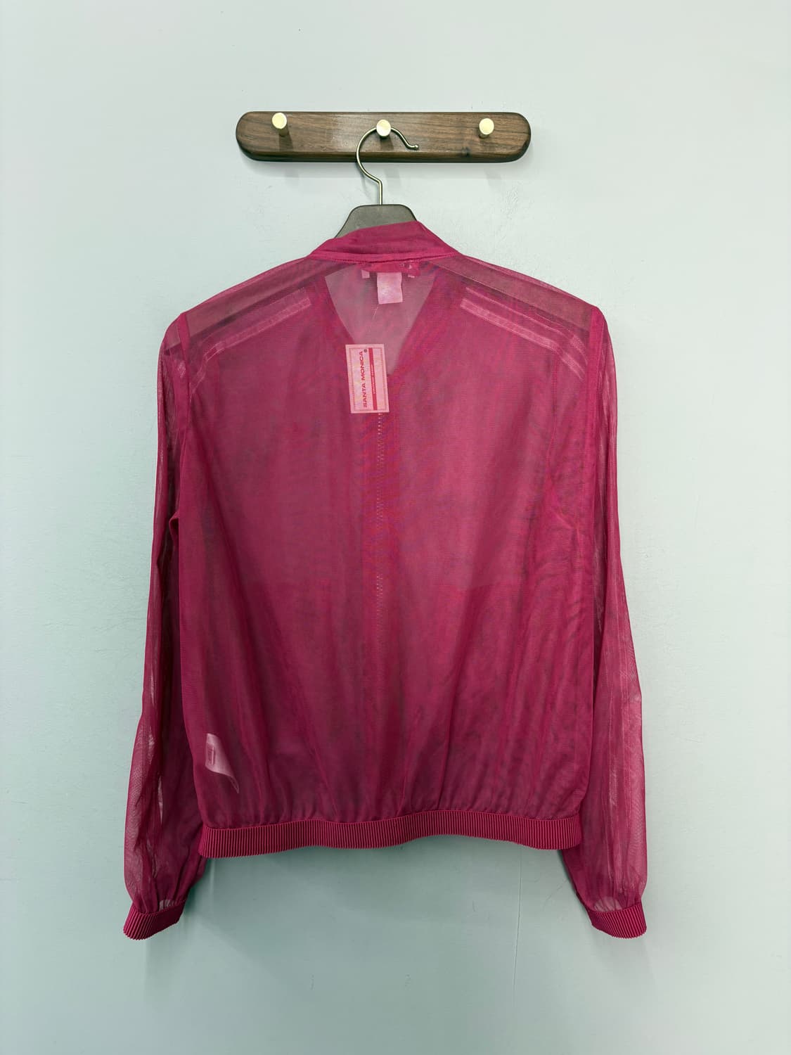 아디다스 오리지널 핫핑크 매쉬 시스루 트랙 자켓 A3683 상품이미지5