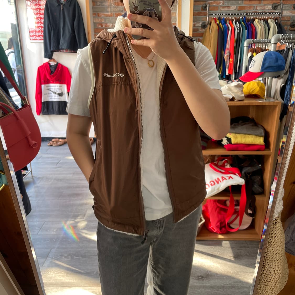 컬럼비아 양면후드조끼 상품이미지5