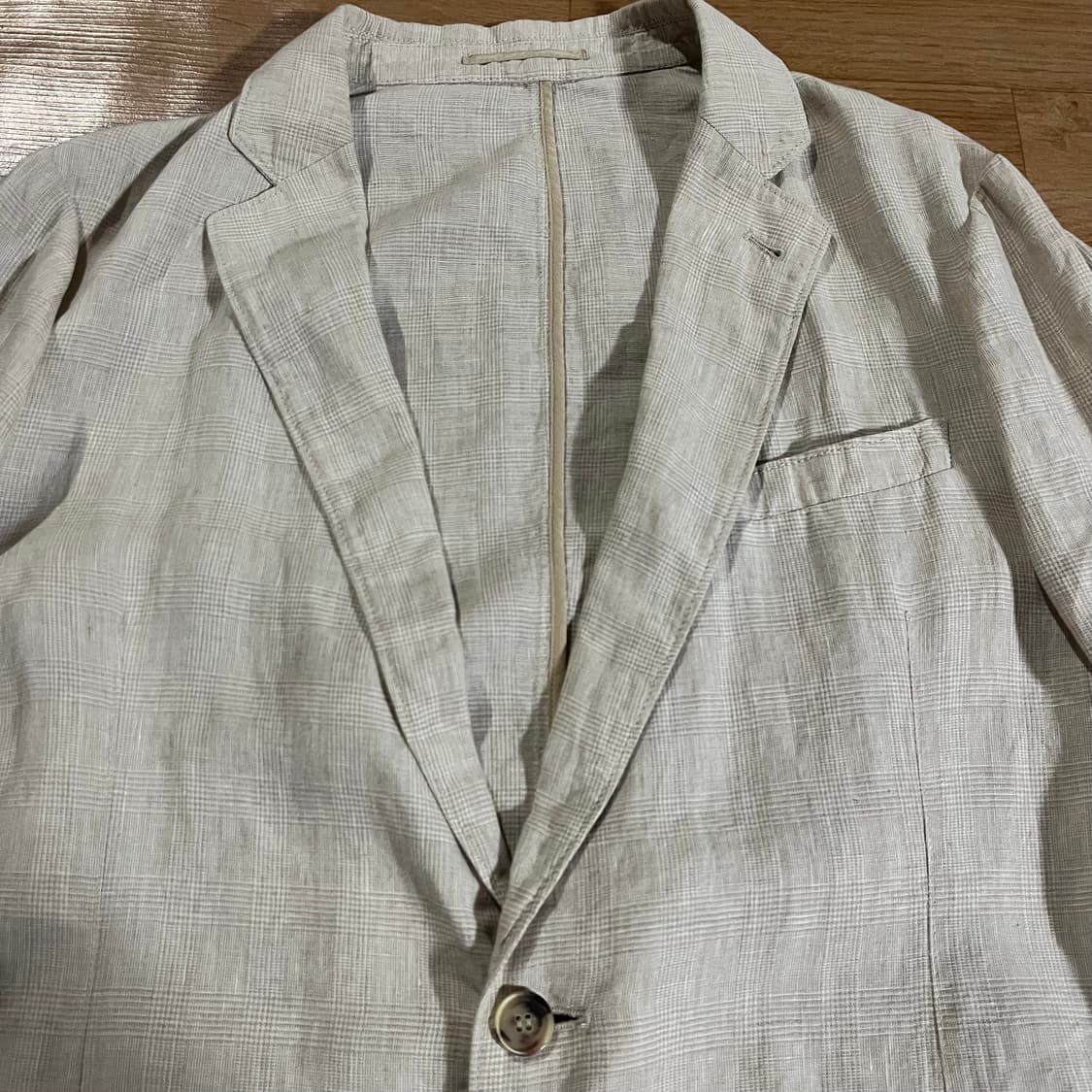 [110] 알마니 꼴레지오니 글렌 린넨자켓 상품이미지2