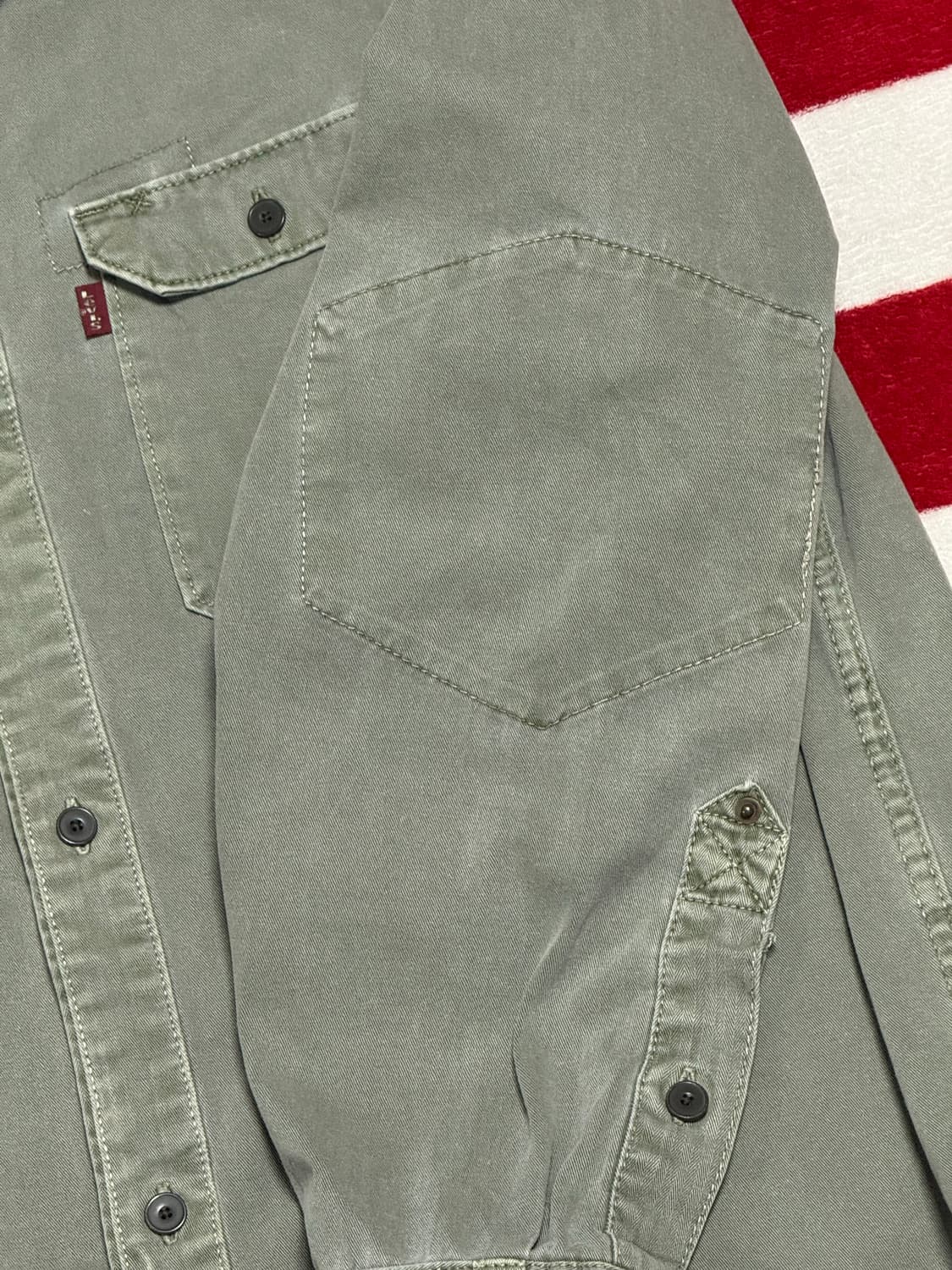 리바이스 밀리터리 헤비 코튼셔츠 Levi’s Vintage Shirt 상품이미지8