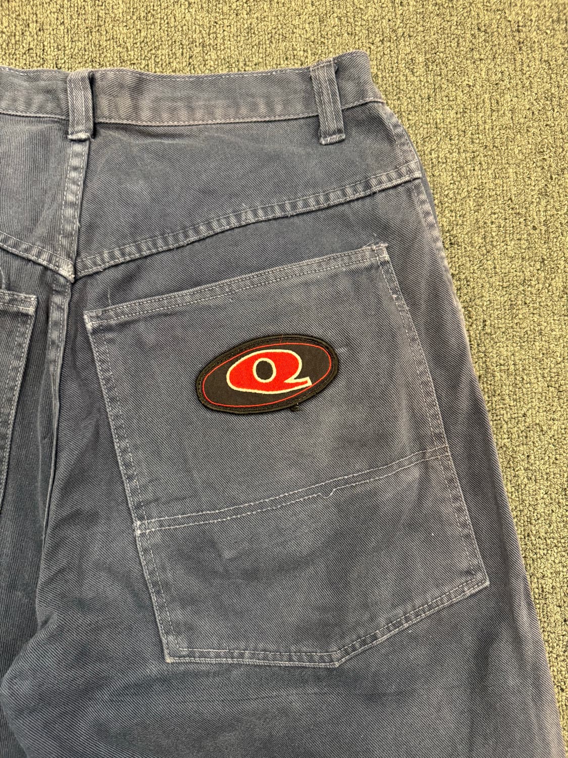 34)Ambient wear 빈티지 벌룬핏 네이비 코튼 팬츠 상품이미지6