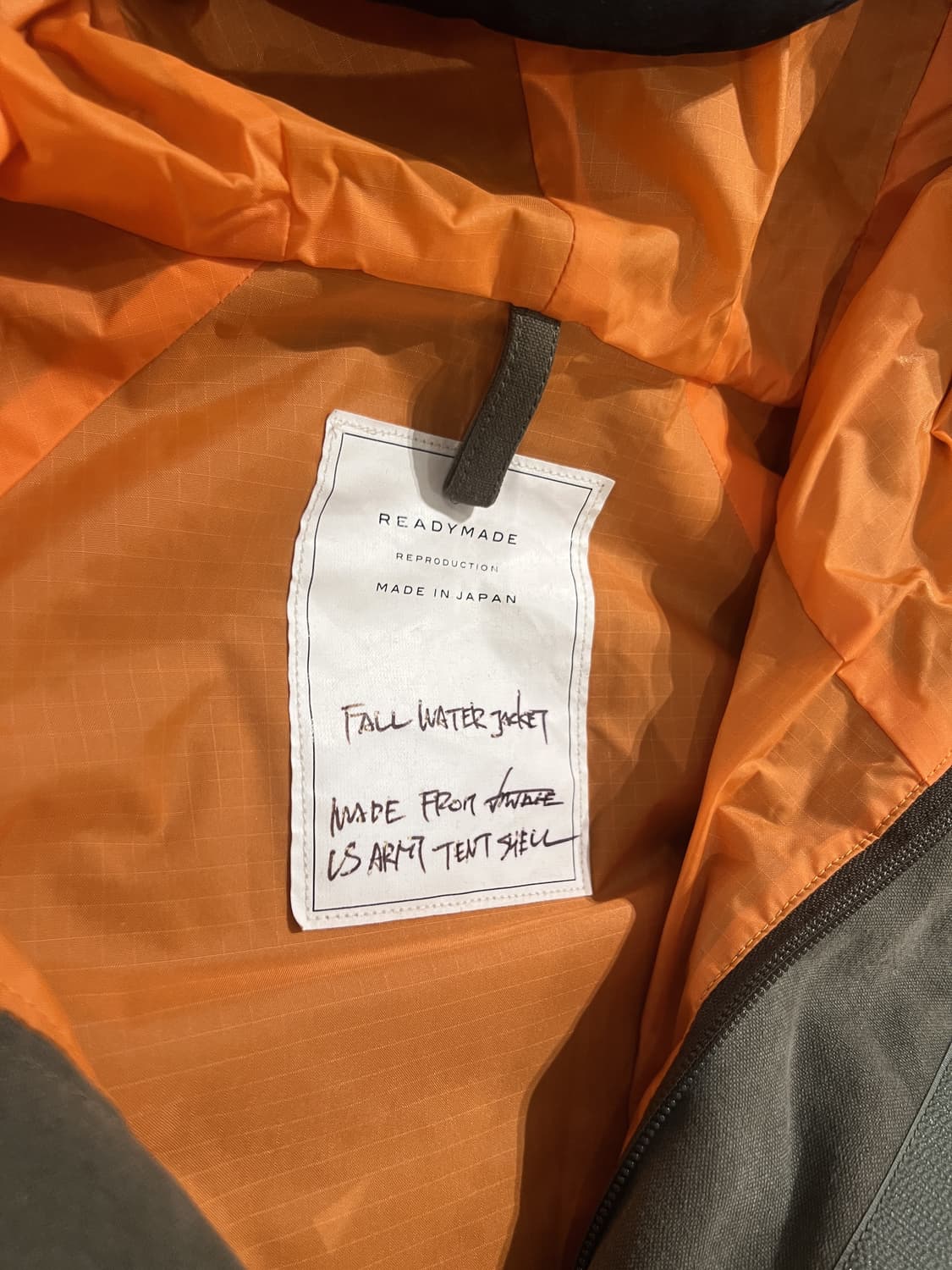 레디메이드 폴 워터 자켓 그린(카키) 상품이미지5