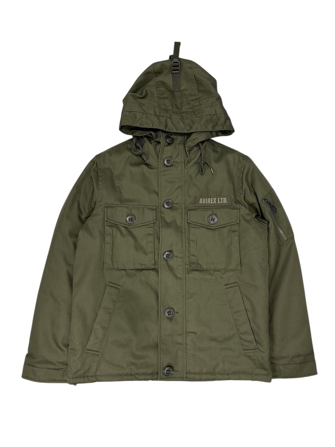 Avirex Field Hooded Jacket (Khaki) 상품이미지3