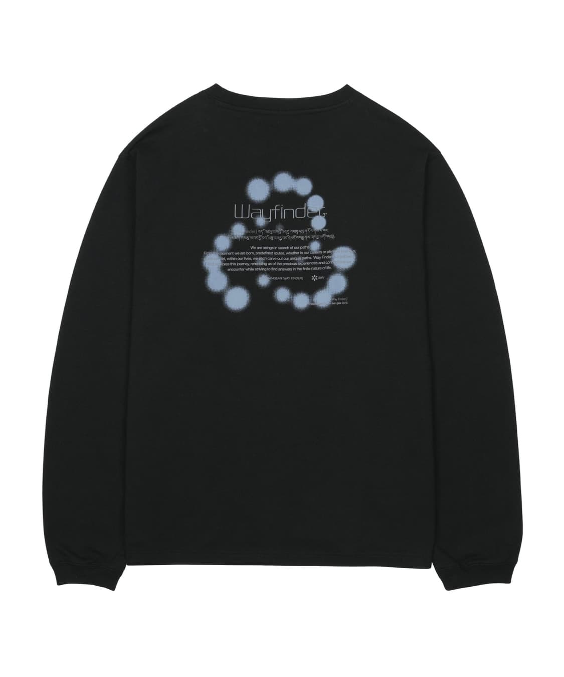 4 산산기어 로고 롱슬리브 블랙 미개봉 새상품 상품이미지3