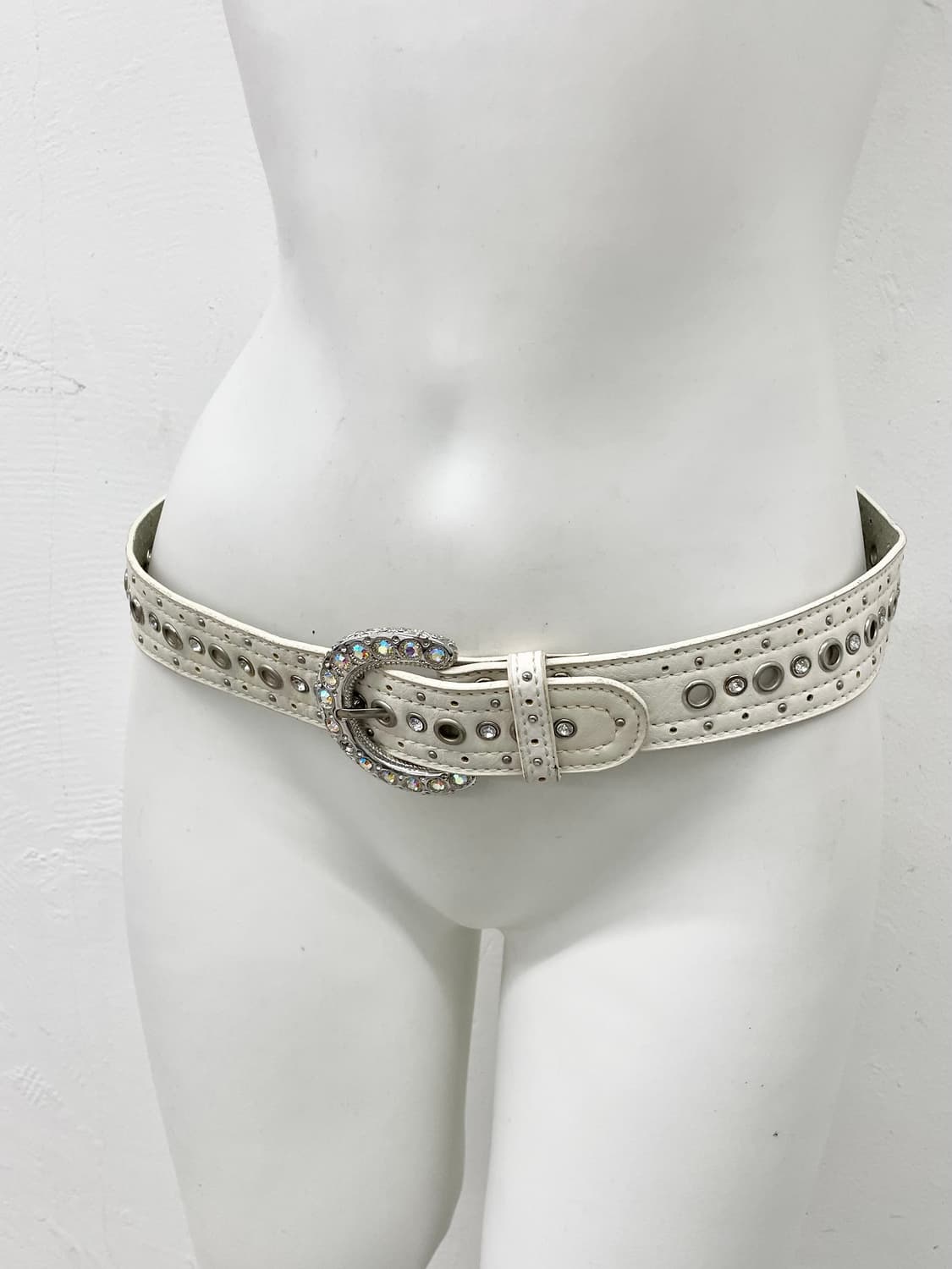 펑크 큐빅 스터드 버클 벨트 상품이미지1