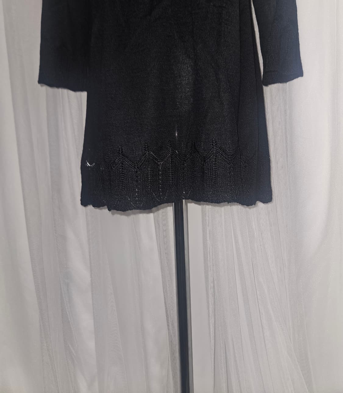 classa 고딕🖤 공겜여주 히메 셔링 니트 가디건 상품이미지3