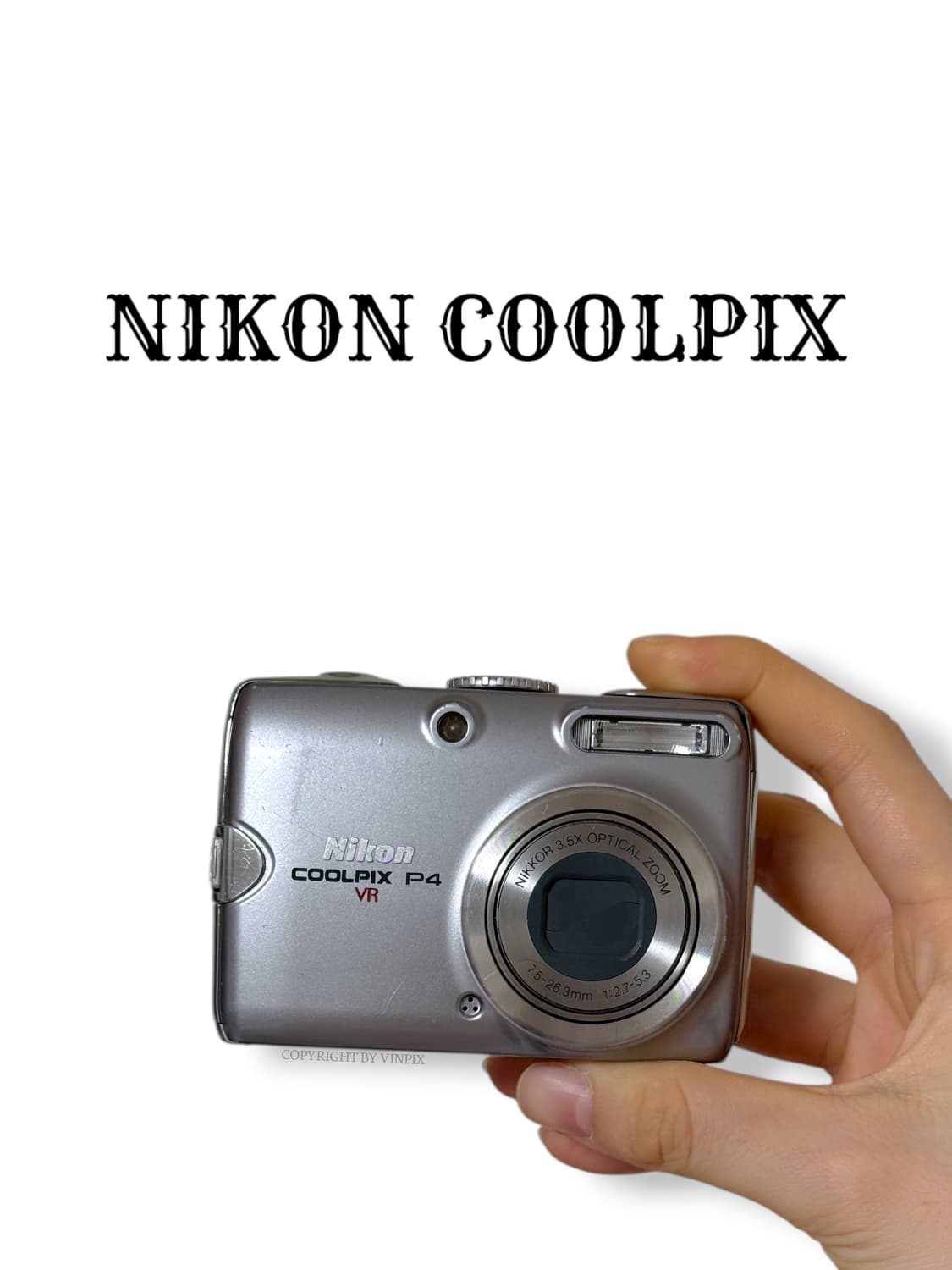 니콘 쿨픽스 P4(coolpix p4) 빈티지 디지털 카메라 디카 상품이미지1