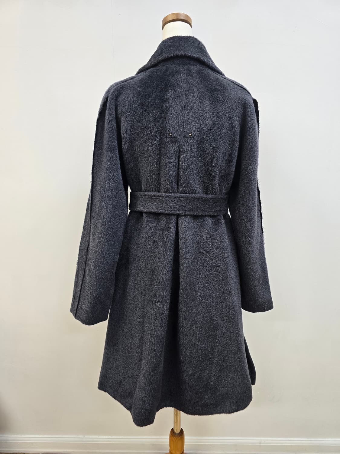 한섬 타임 양모100%(라마50%) 벨티드 코트 상품이미지8