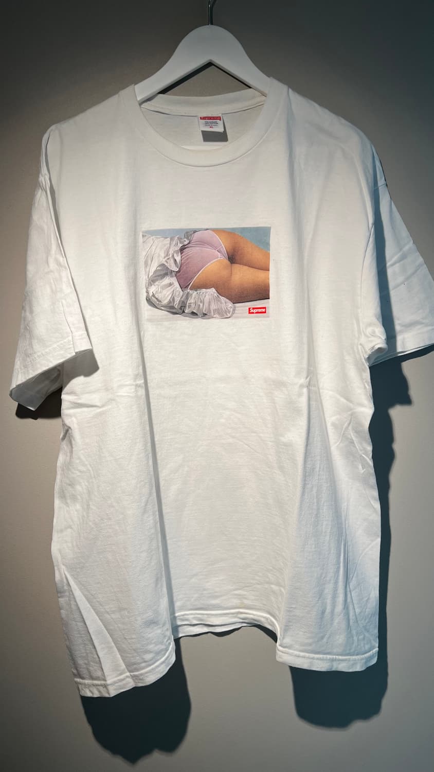 SUPREME 슈프림 화이트 티셔츠 XL 상품이미지1