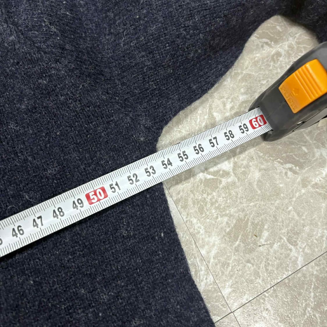 폴로 랄프로렌 램스 울 100% 맨즈라인 네이비 니트 가디건(M) 상품이미지6