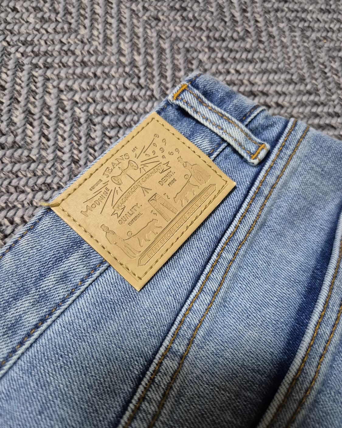 모드나인 와이드핏 데님 29 Blue Specter - MOD7w 상품이미지3