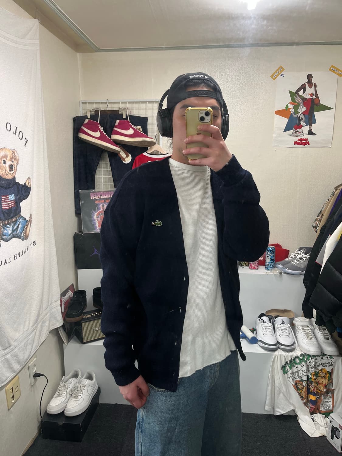 00‘s 라코스테 가디건 상품이미지5