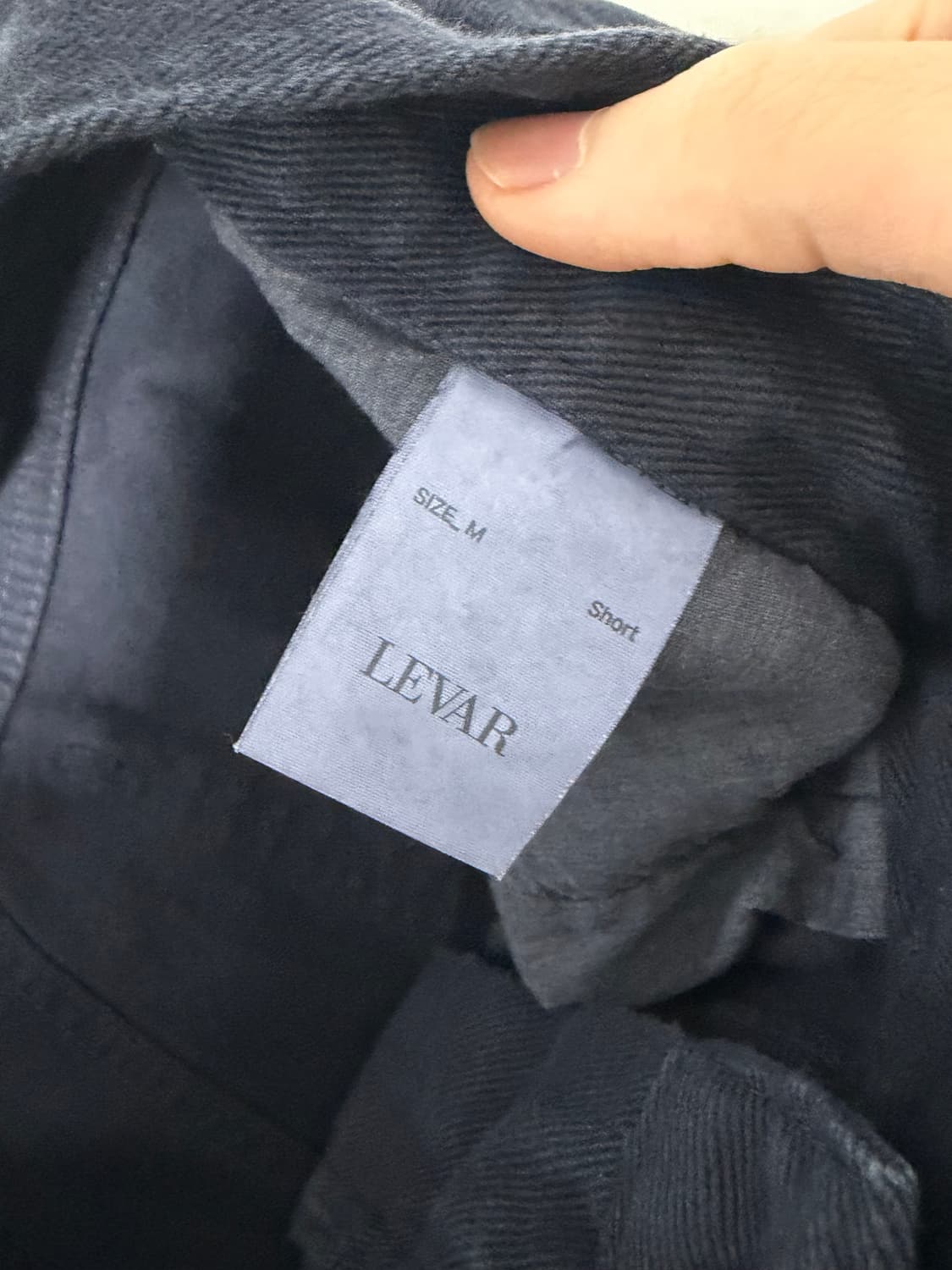 르바 릴렉스드 부츠컷 팬츠 스톤 네이비 상품이미지4