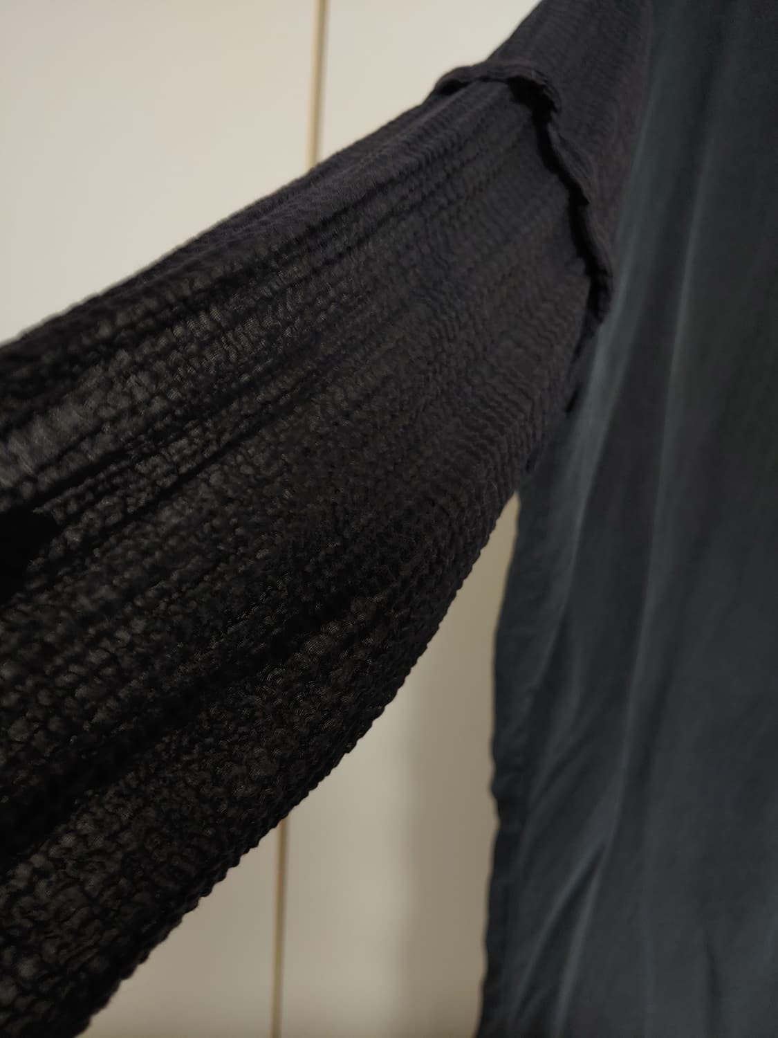 프랑스 데바스테(데바스티) 블랙 셔츠형 블라우스 상품이미지7