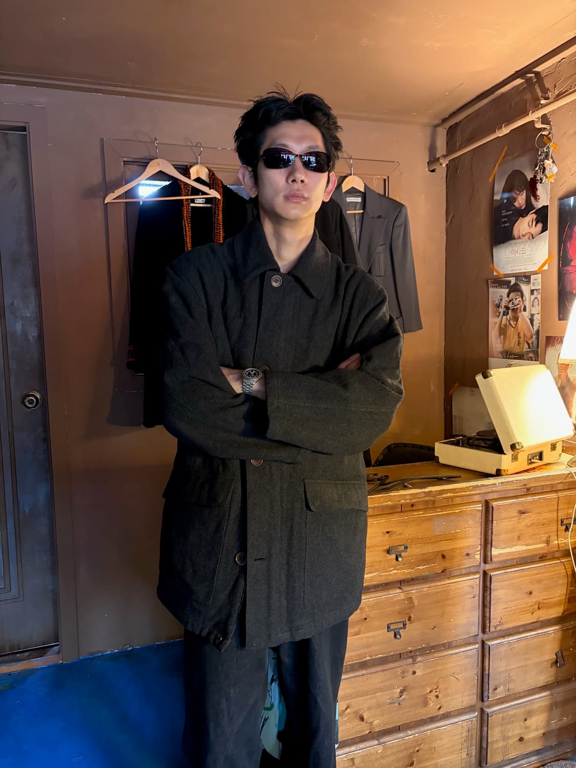 POLO RALPH LAUREN WOOL SINGLE COAT L 상품이미지2