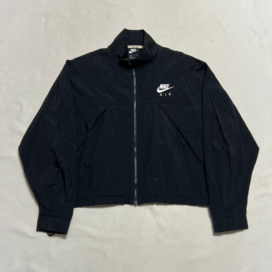 L 나이키 에어 우먼 크롭 우븐 윈드브레이커 자켓 상품이미지2