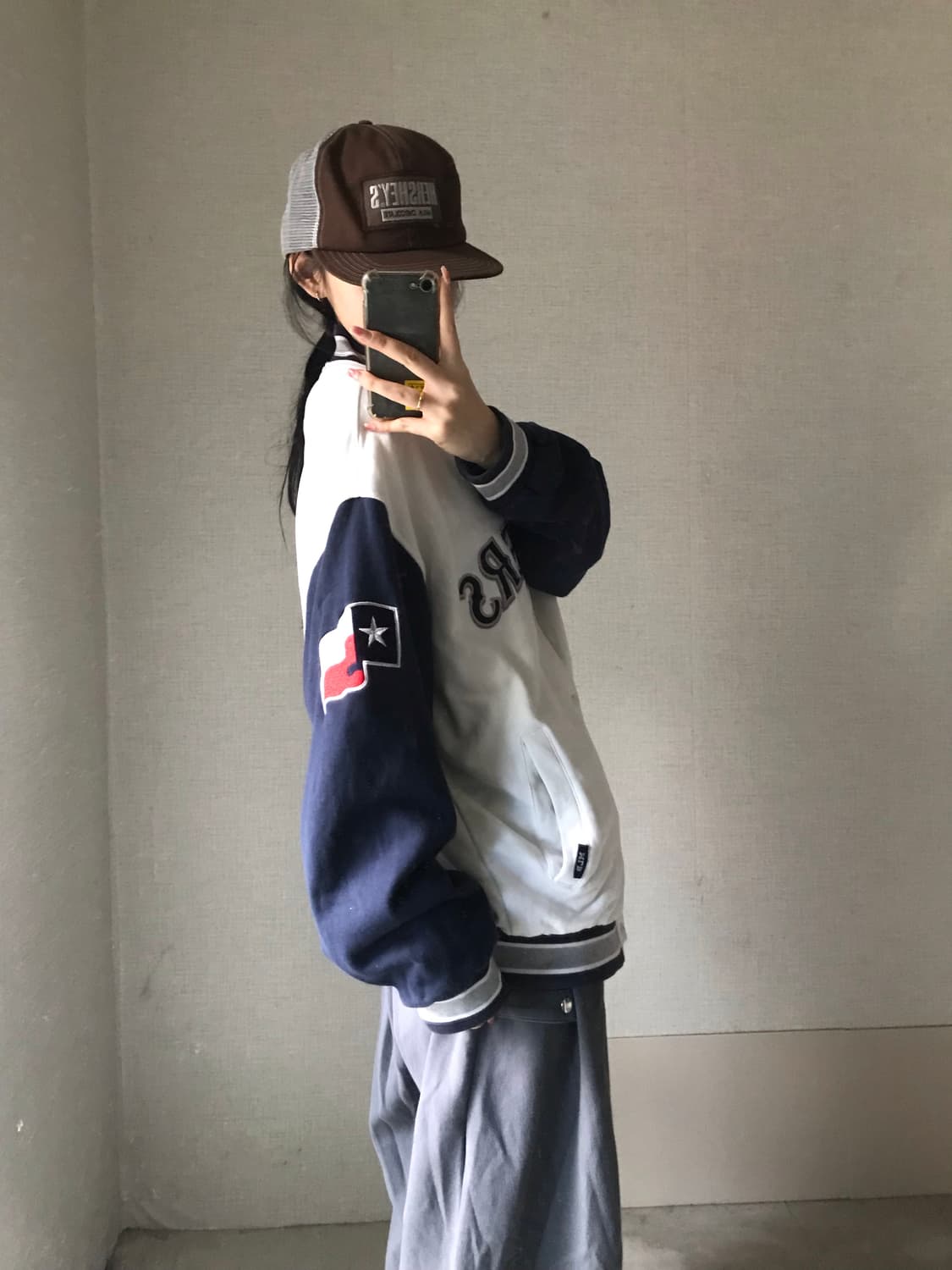MLB 오버핏 바시티 자켓 상품이미지2