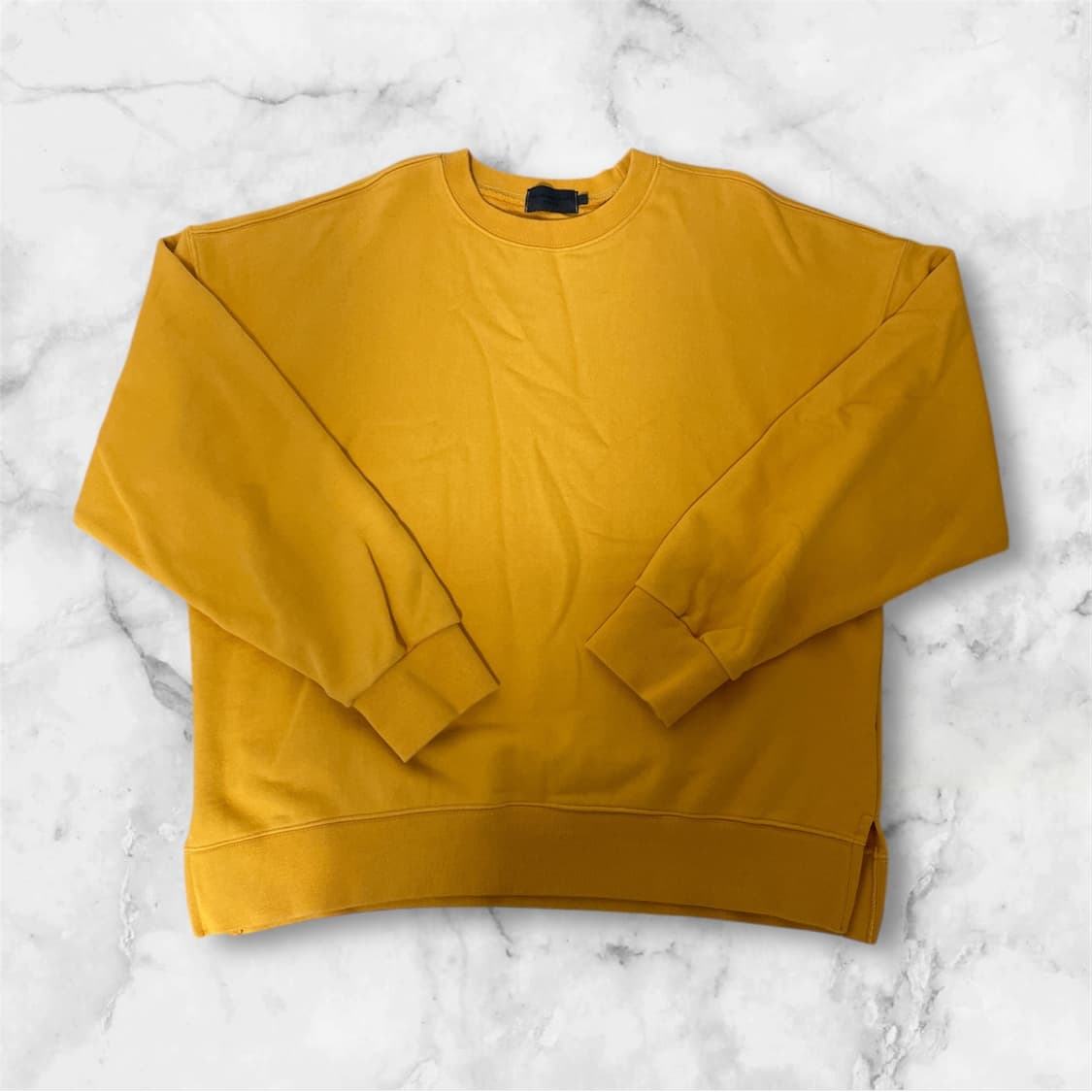 빈티지 - 노란 빅 스웨트셔츠 상품이미지1