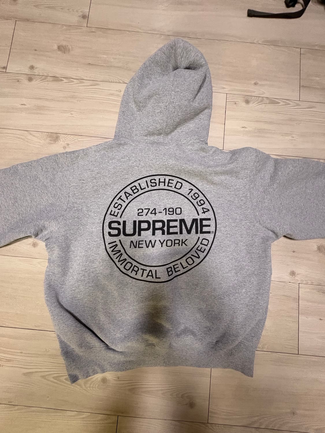 슈프림 이모탈 후드 스웨트셔츠 헤더 그레이 - 24SS 상품이미지5