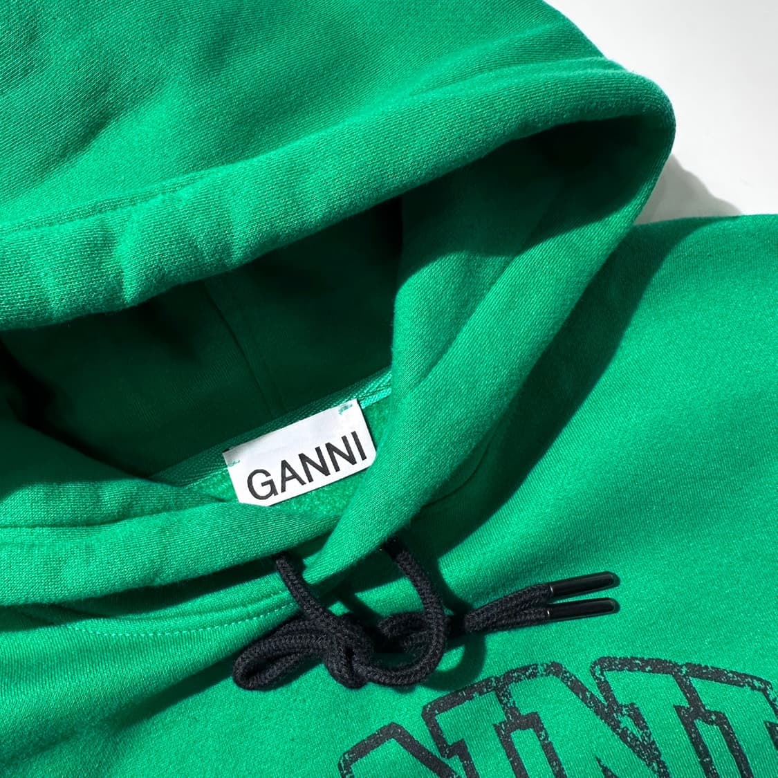 가니 스마일 로고 후드 상품이미지4