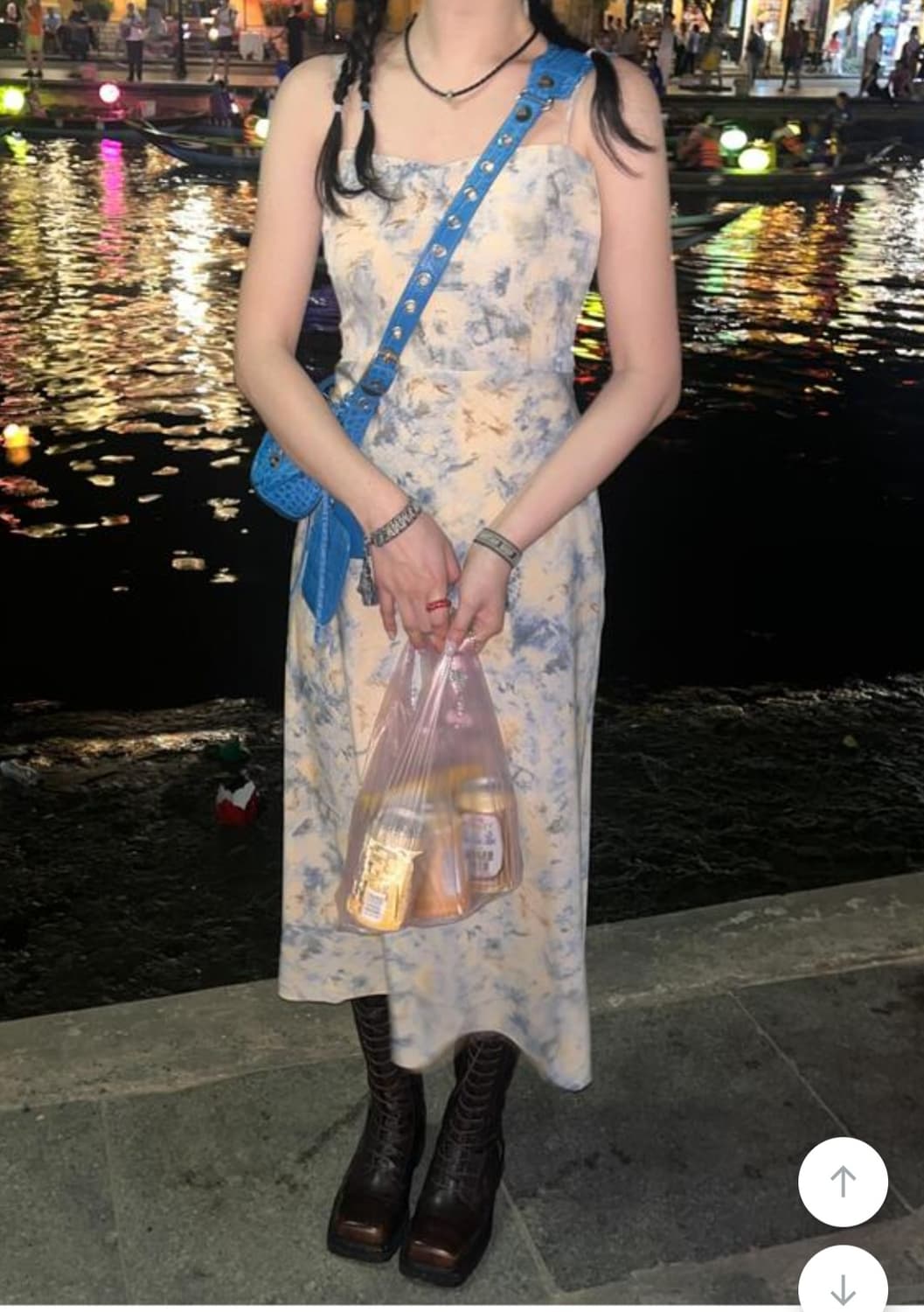 루루서울 under water dress 
사이즈m 1회착용 상품이미지4