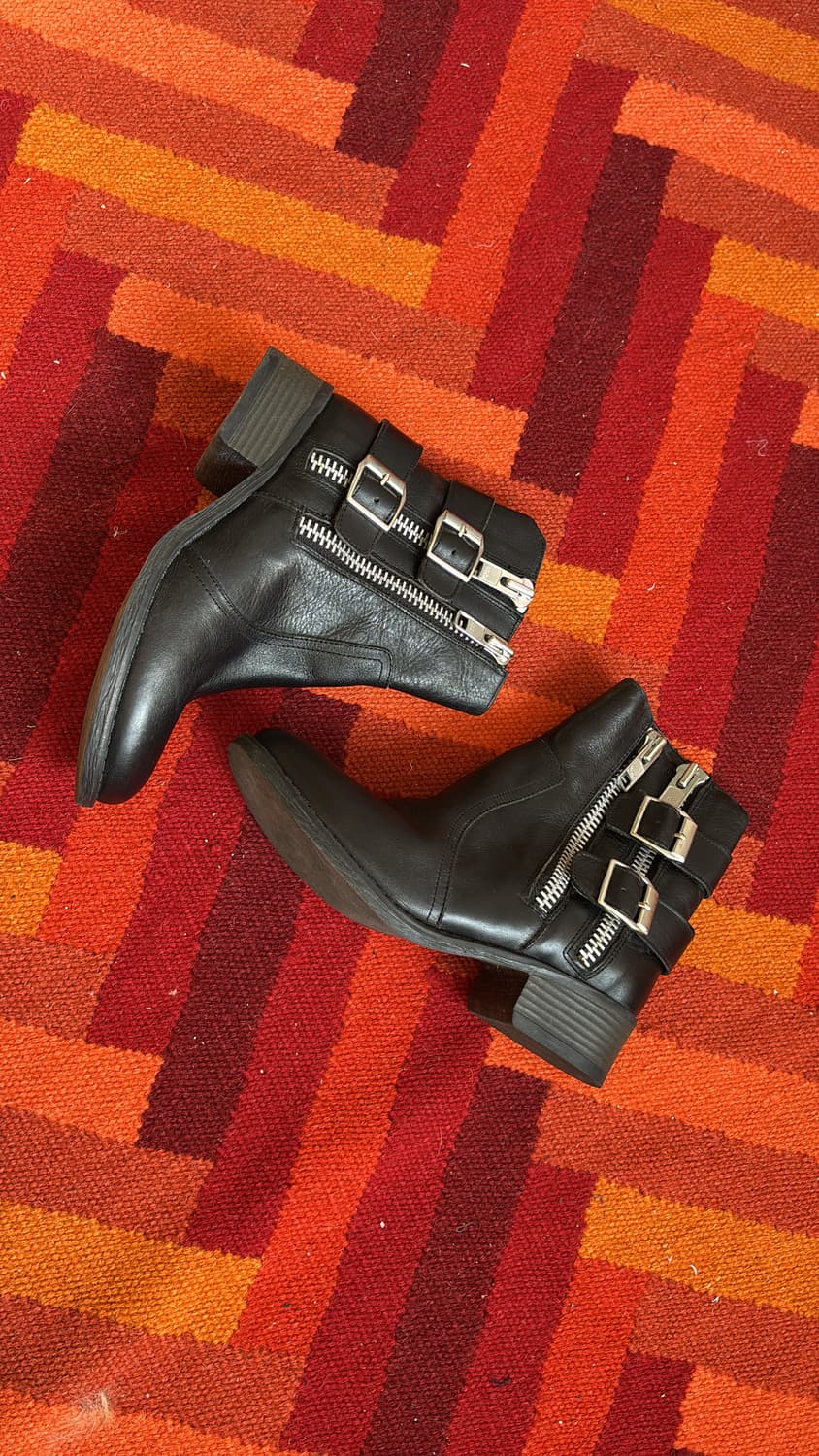 Double Zipper Boots 상품이미지2