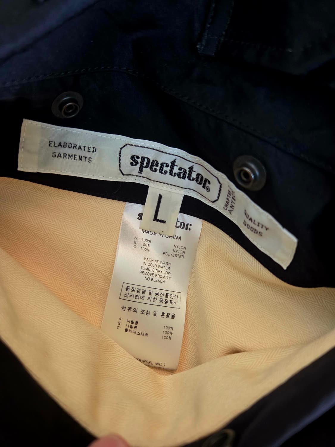 L,105-110)스펙테이터 ma-1 에어맨4(airman 4) 블랙 상품이미지8