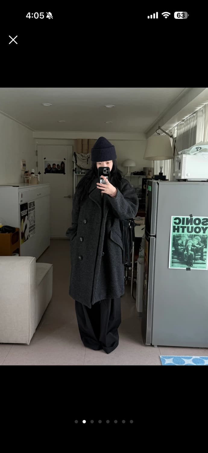 이자벨마랑(Isabel Marant) 울100 오버사이즈핏 코트 상품이미지3