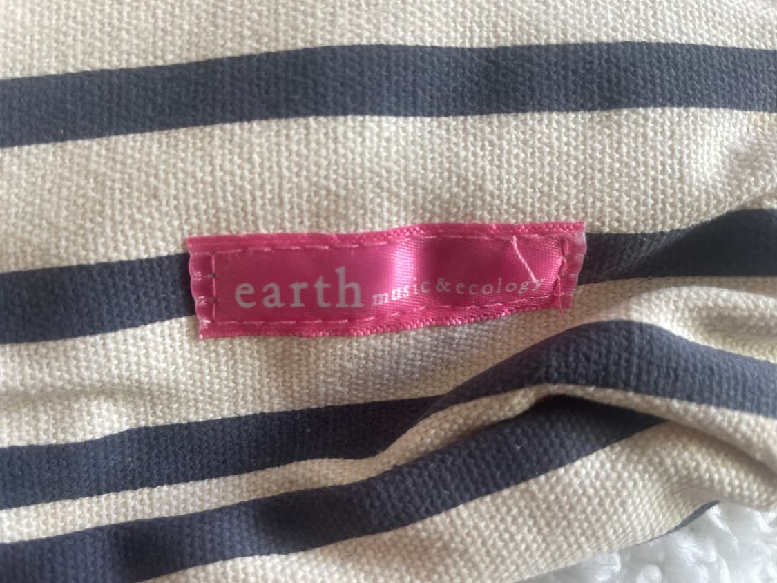 모리걸 빈티지 어스뮤직 캔버스 크로스백 🌸🤍 상품이미지3