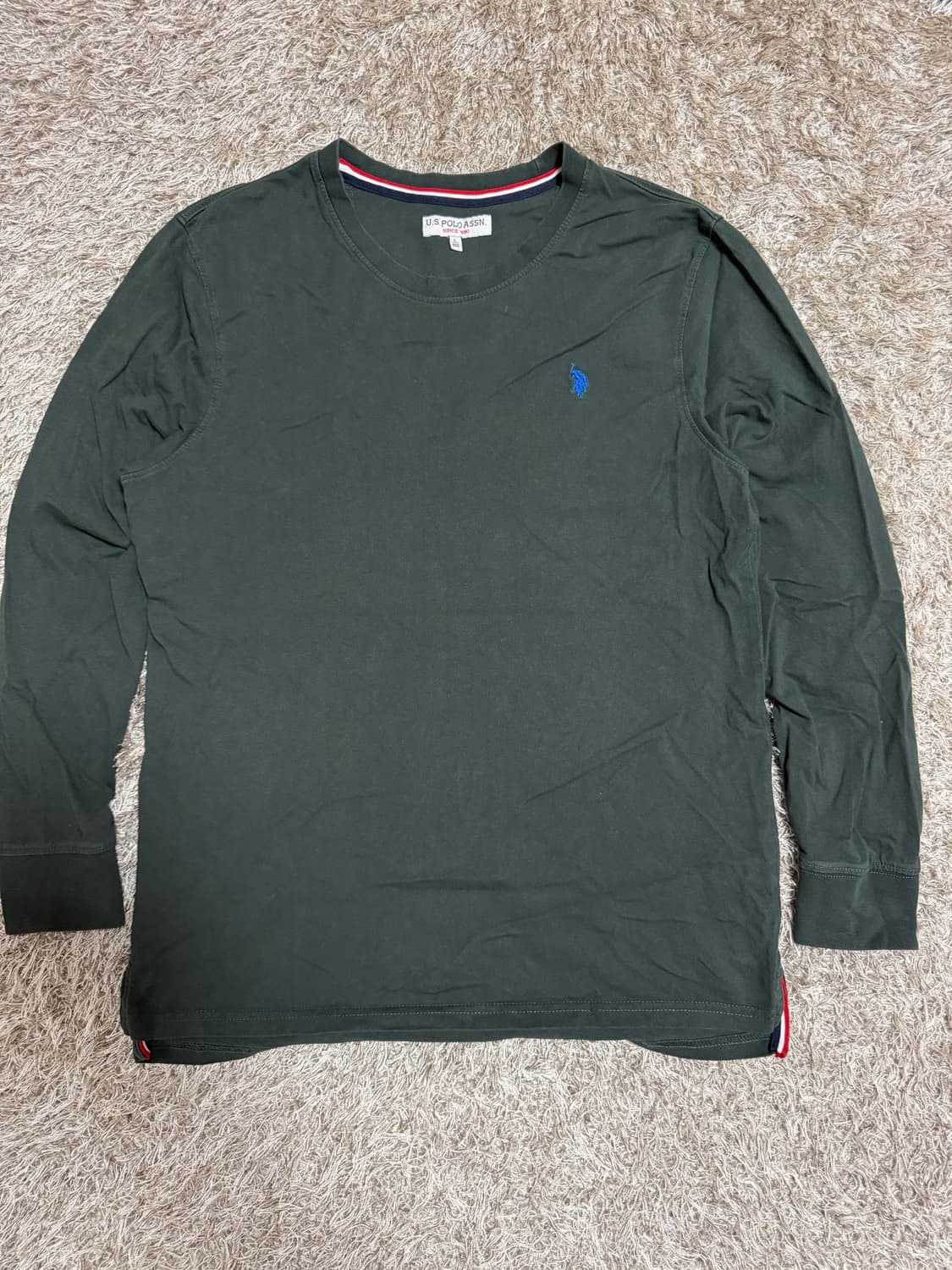 [L] U.S.POLO.ASSN. US폴로 긴팔 슬리브 그린 상품이미지2