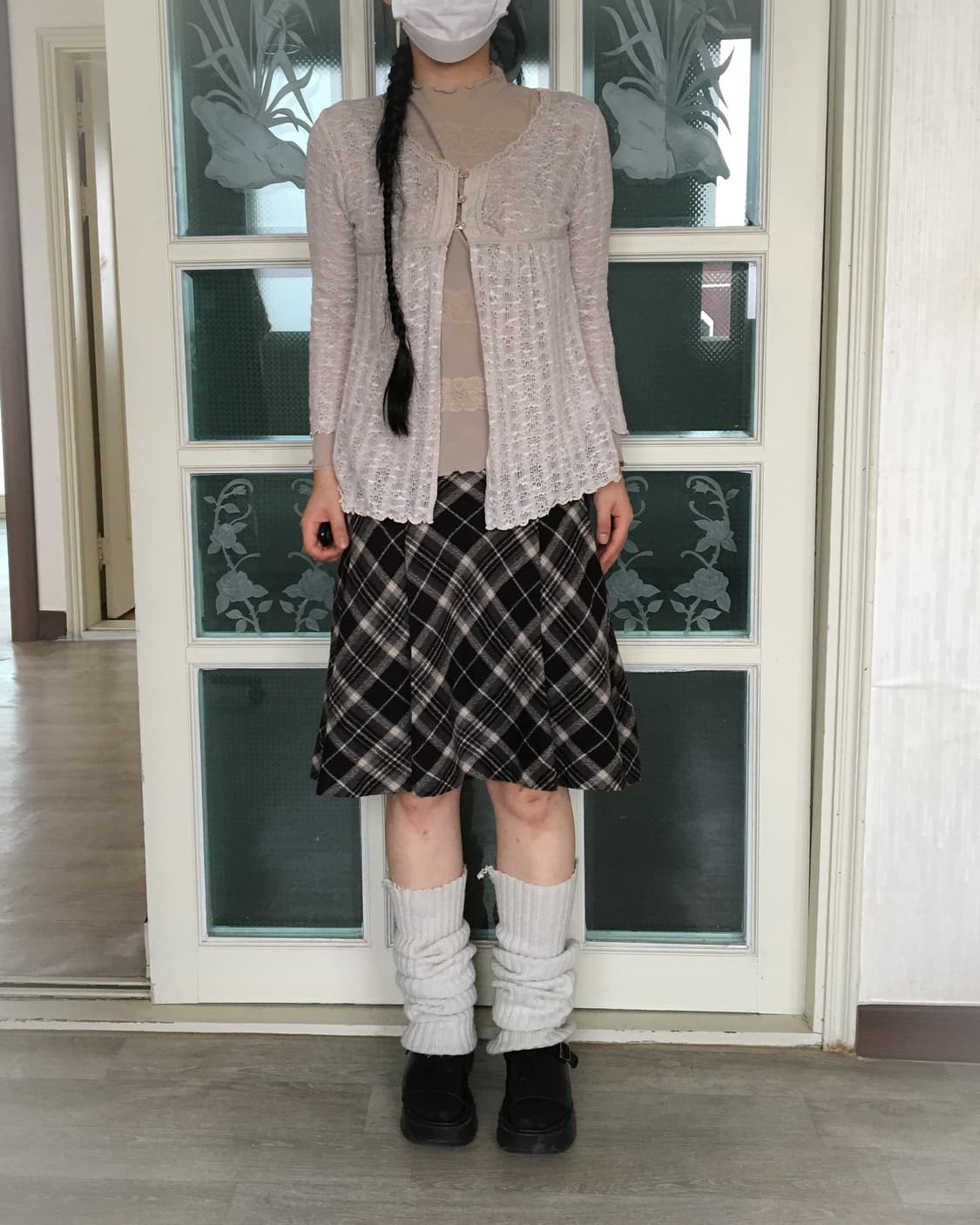 Lace trimming crochet cardigan 상품이미지8