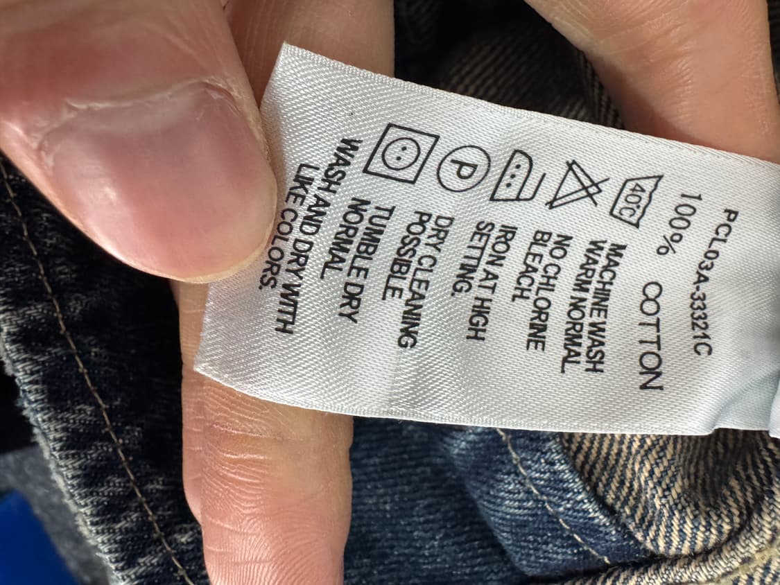 여성 리바이스 멀티포켓 빈티지 워싱 데님자켓 S ~ M 상품이미지4