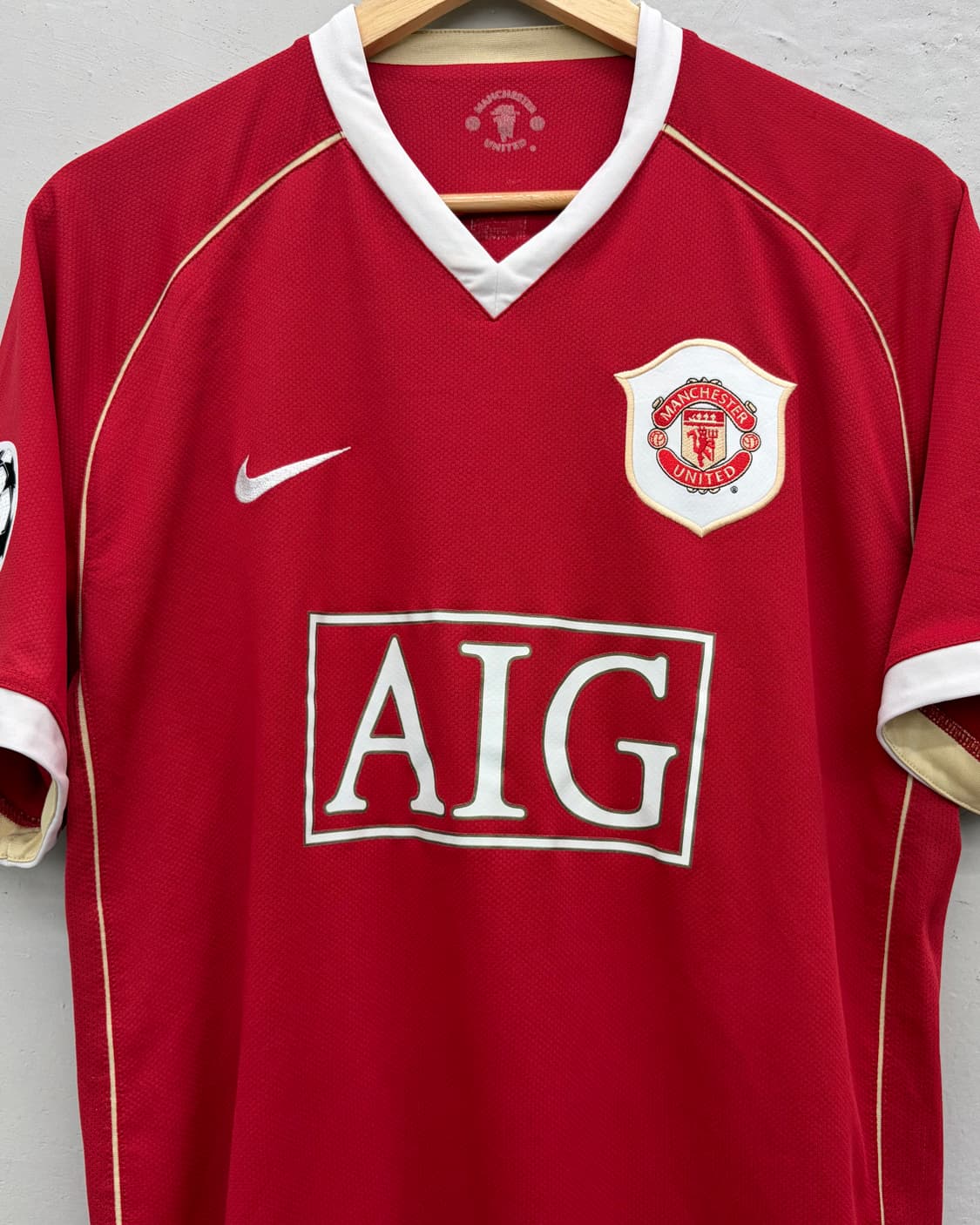나이키 06-07 맨체스터 유나이티드 홈 챔스킷 박지성 상품이미지5