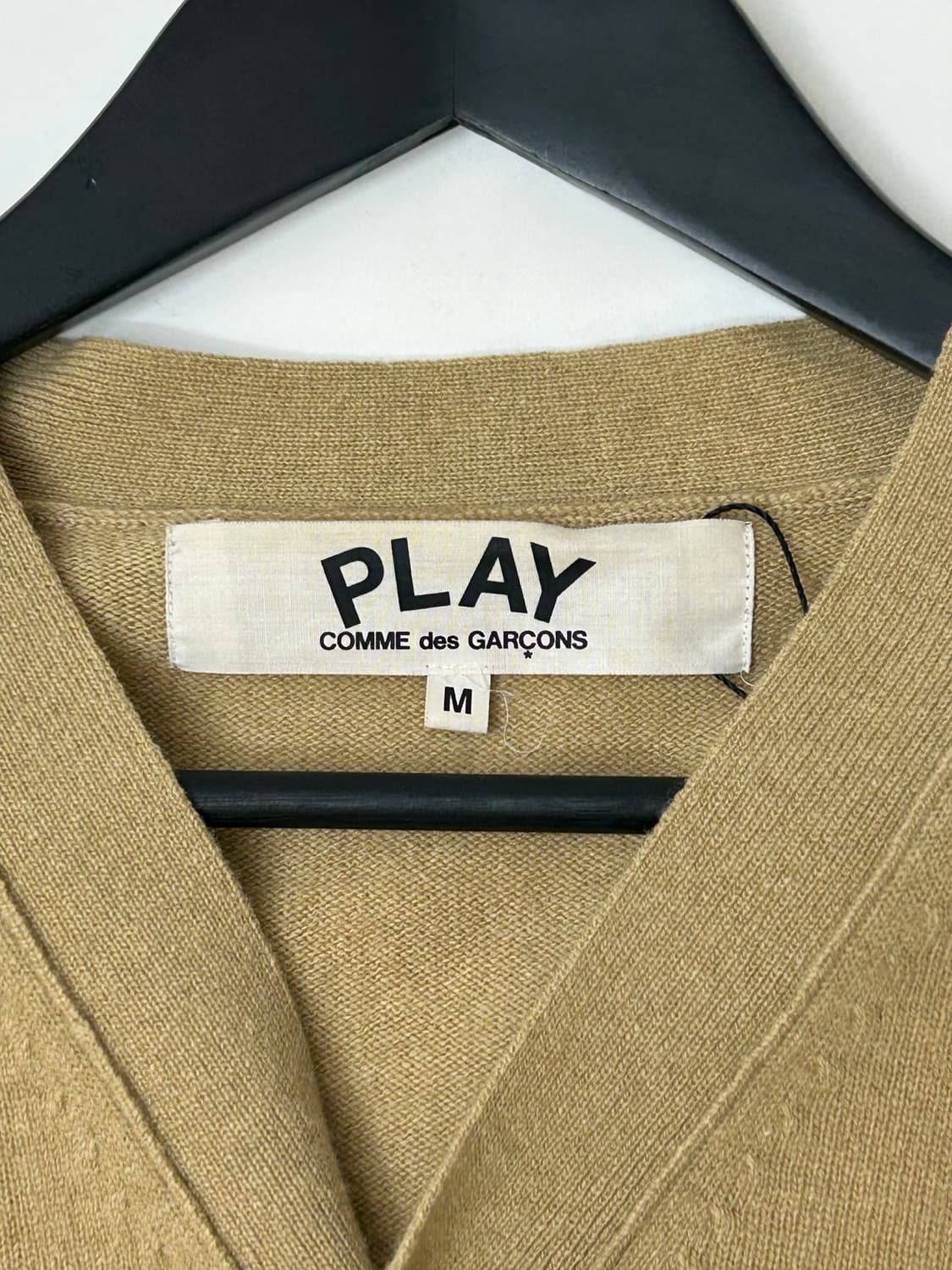 CDG 꼼데가르송 베이지 가디건   상품이미지6