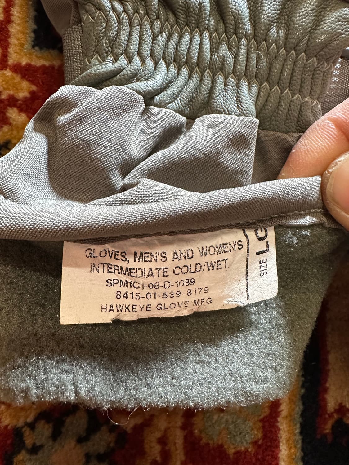 호크아이 인터미디에이트 콜드/웻 글러브 - L 상품이미지4