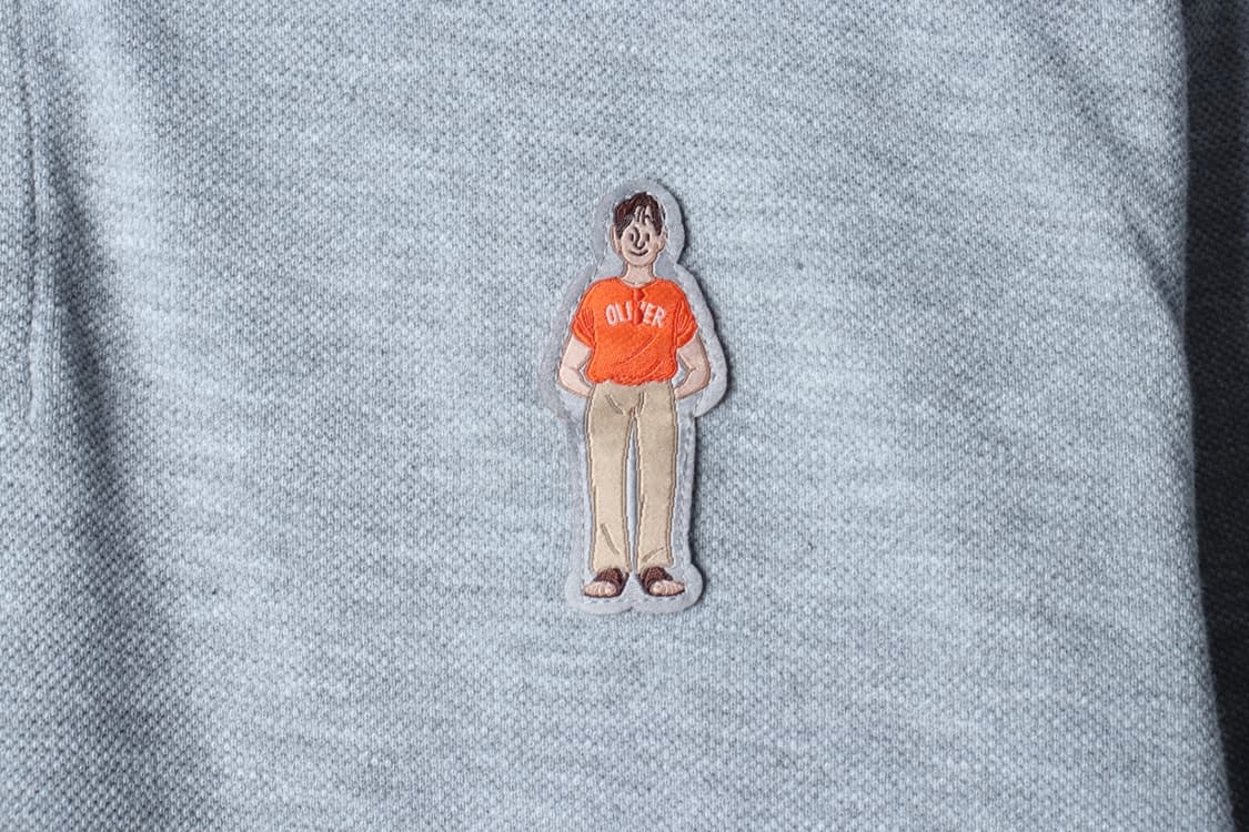 (XL-2XL) 올젠 반팔 카라 티셔츠 스몰로고 그레이-H31467 상품이미지5